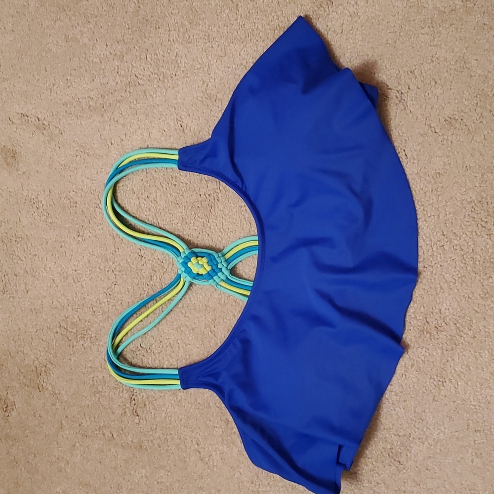 Xhilaration Blue Bikini Top XL